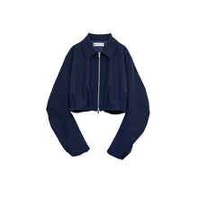 画像をギャラリービューアに読み込む, タック エッグシルエット ブルゾン｜Nora Lily elle（ノラリリーエル）

