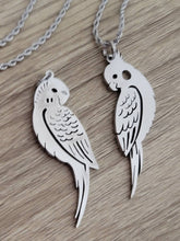 画像をギャラリービューアに読み込む, セキセイインコ  工芸ネックレス  オールステンレス仕様｜metallico （メタリコ）
