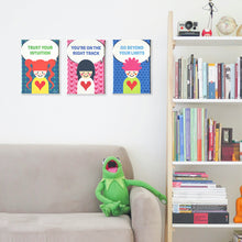 画像をギャラリービューアに読み込む, キャンバスプリント HEARTic GIRLs Canvas Print  “GO BEYOND YOUR LIMITS” 【期間限定】｜asugatic（アシュガティック）
