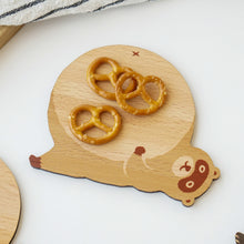 画像をギャラリービューアに読み込む, どうぶつの木製プレート＆コースター【たぬき】｜Ten＆O Art+Craft（テンアンドオー　アートクラフト）
