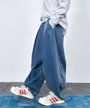 画像をギャラリービューアに読み込む, 【期間限定】タック ウォッシュデニム バレル パンツ｜Nora Lily（ノラリリー）
