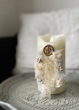 画像をギャラリービューアに読み込む, フラワーアートキャンドル フラッフィーリース｜ciel bleu（シエルブルー）
