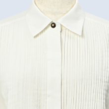 画像をギャラリービューアに読み込む, コットンボイル タキシードシャツ｜actrhea（アクトレイア）
