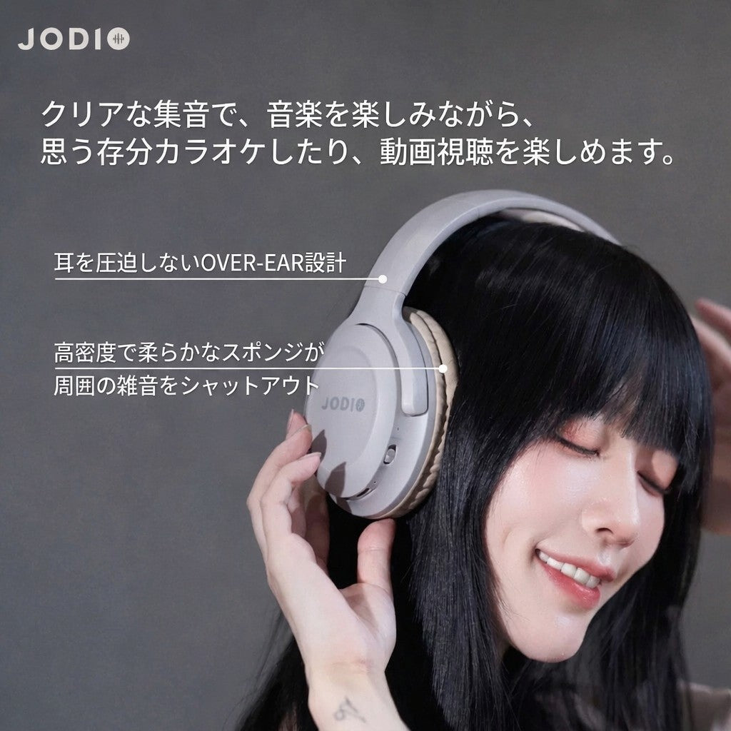 JODIOーK3 Bluetoothカラオケヘッドホン（マイク付き） ｜JODIO