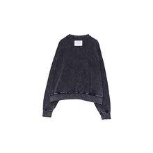 画像をギャラリービューアに読み込む, デニムルック プルオーバー スウェットシャツ｜Nora Lily（ノラリリー）

