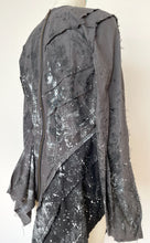 画像をギャラリービューアに読み込む, Patchwork shirt paint gray - パッチワークシャツ　ペイントグレー｜Merci DIEU（メルシーデュー）
