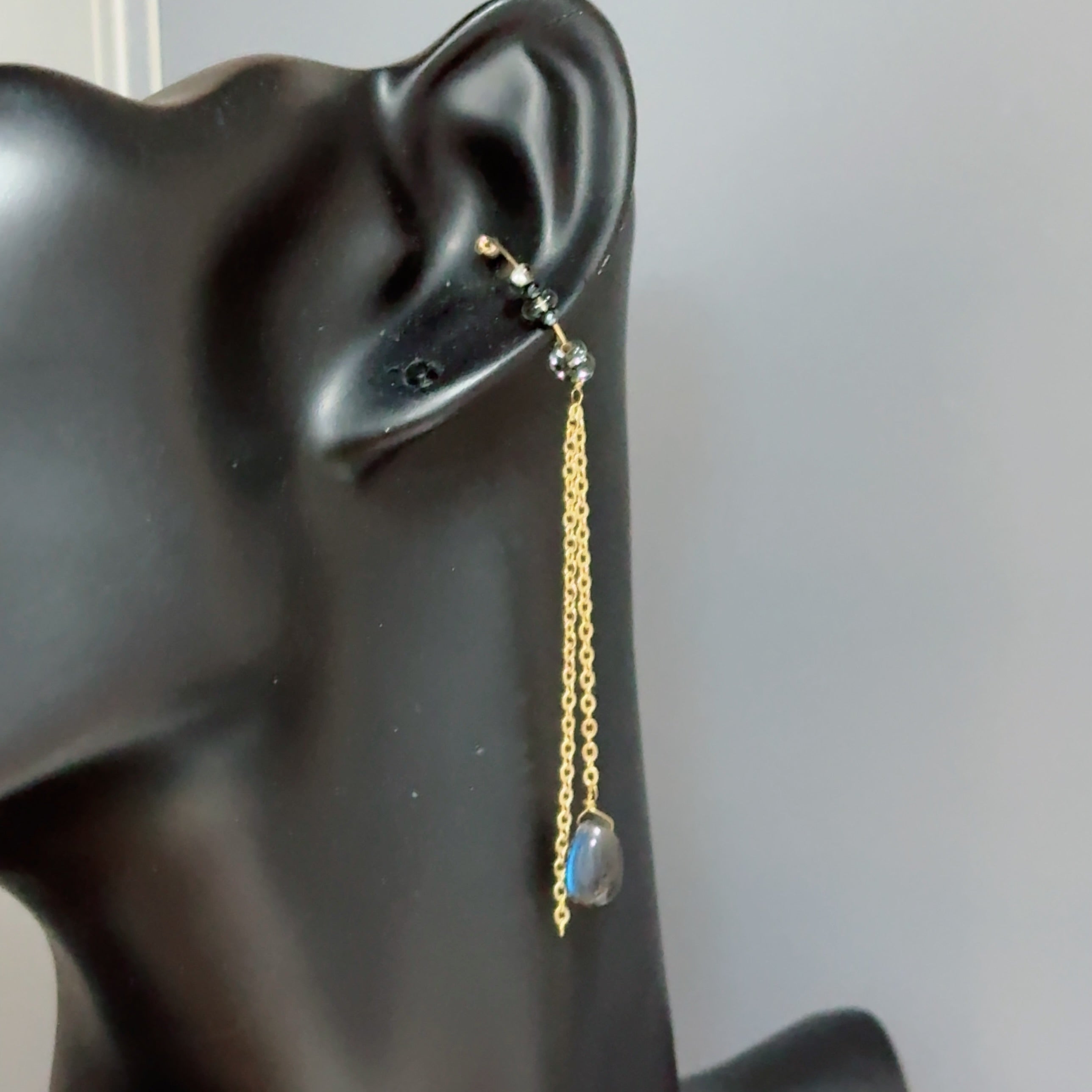 ラブラドライトイヤーカフ｜TIROL（チロル）