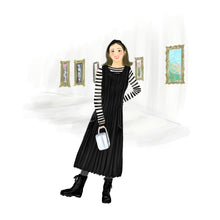 画像をギャラリービューアに読み込む, T-Prati 1　2Way Pratique Dress ｜MONCOEUR（モンクール）
