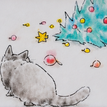 画像をギャラリービューアに読み込む, なんかすごい音したにゃ｜猪猫（イノネコ）
