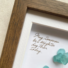 画像をギャラリービューアに読み込む, 明日が輝く1日でありますように【シーグラスアート】｜umihana（ウミハナ）
