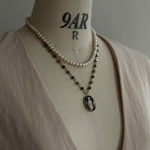 画像をギャラリービューアに読み込む, 【ネックレス】マリアと光が交差するクラシカルな祈りのネックレス｜ERIKOART（エリコアート）
