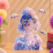 画像をギャラリービューアに読み込む, Floral Princess Hydrangea Melody クリスタルインクキスカットコラージュステッカー｜nene_hope_heart（ネネホープハート）
