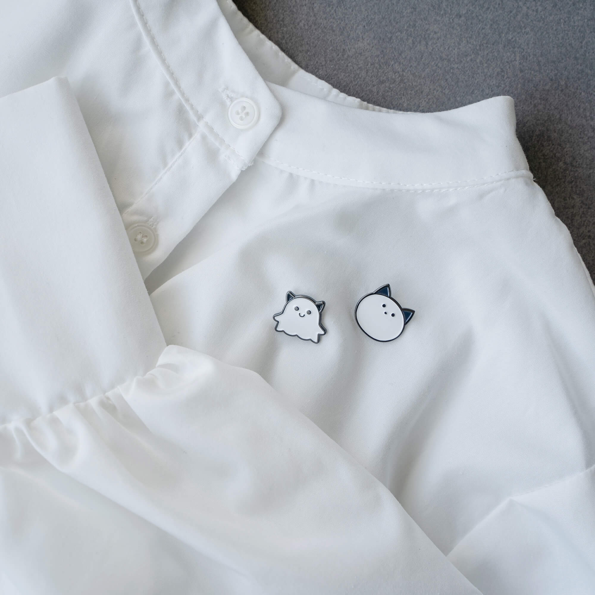 確認用  おばけ おばけちゃんピンバッジ｜HAKONECO（ハコネコ） – CHOOSEBASE SHIBUYA