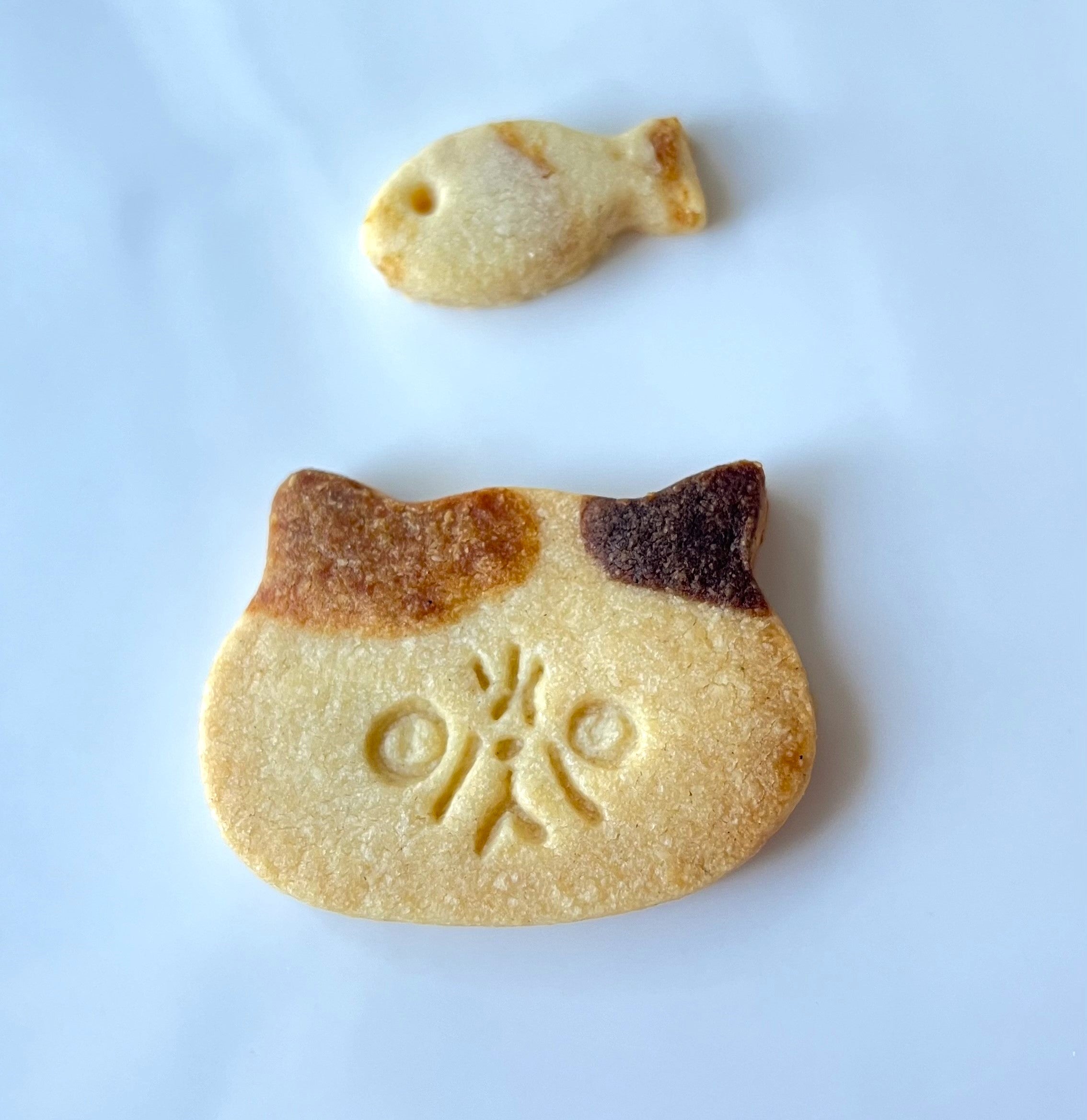 ネコとお魚クッキーのプチギフト（５枚入り）｜焼き菓子工房　send（ヤキガシコウボウ　センド）