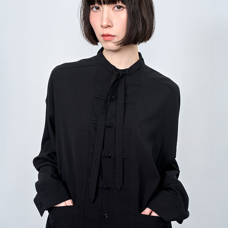 26SS新作】チャイナ ループ L/S シャツ｜Nora Lily（ノラリリー 