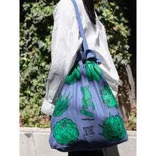 画像をギャラリービューアに読み込む, ビッグマルシェバッグ０２　グレイッシュ・ブルー｜DAILYCHOP DESIGN STORE（デイリーチョップデザインストア）
