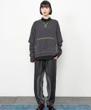 画像をギャラリービューアに読み込む, 【期間限定】カラーステッチ レイヤード ロングスリーブ Tシャツ｜Nora Lily（ノラリリー）
