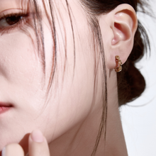 画像をギャラリービューアに読み込む, Linked Calm Hoop pierce｜Lyvi（ライヴィ）
