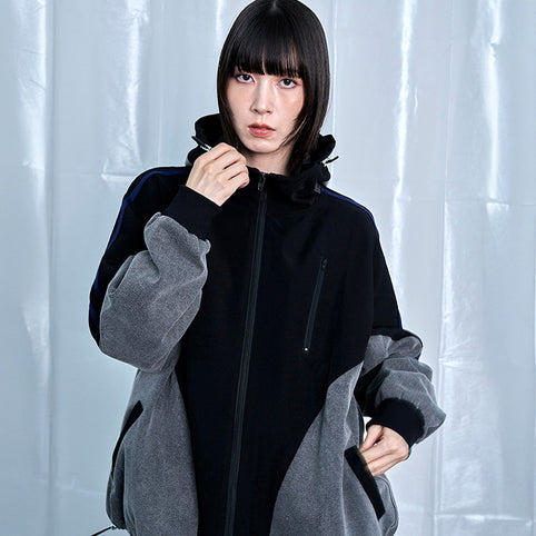 新品Nora Lilyノラリリーナイロンブルゾン Nylon track top Nora Lily tシャツ 「Nora Lily」Oversilhouette Line Track