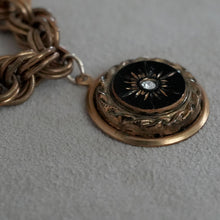 画像をギャラリービューアに読み込む, 【ネックレス】漆黒のカットガラスが魅せる、知性と品格。ヴィンテージミックスチェーンネックレス｜ERIKOART（エリコアート）
