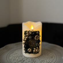 画像をギャラリービューアに読み込む, フラワーアートキャンドル スクエアエンブレムW｜ciel bleu（シエルブルー）
