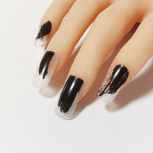 画像をギャラリービューアに読み込む, サイズの選べる半硬化ジェルネイルシール【Gel Nail Stickers 001 Ink brush : Black】｜ENCHANT（エンチャント）
