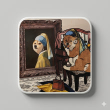 画像をギャラリービューアに読み込む, 【コースター】名画の中の柴犬達｜yoshie moriuchi ARTWORKS（ヨシエモリウチアートワークス）
