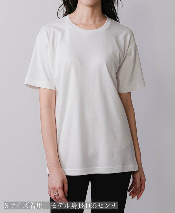 SHIMEY. Curefilo　Unisex　クルーネック　Tシャツ 　ホワイト　<W246-82005-110>｜SHIMEY.（シメイ）