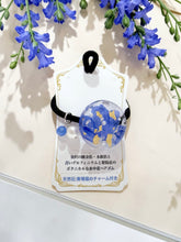 画像をギャラリービューアに読み込む, たっぷり金箔とデルフィニウムのボタニカルな水中花ヘアゴム｜ハピネスウェーブ
