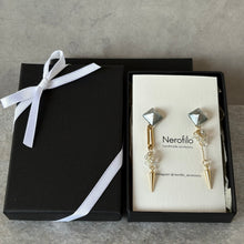 画像をギャラリービューアに読み込む, meteora -メテオーラ-　ゴールド　２wayピアス・イヤリング｜Nerofilo（ネロフィーロ）
