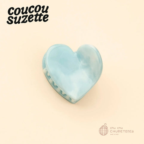 CHUPETERIA 【Coucou Suzette】Blue Heart Mini Hair Claw｜CHUPETERIA（チュペテリア）