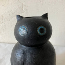 画像をギャラリービューアに読み込む, 黒猫花瓶｜とうげい hanaga（トウゲイ　ハナガ）
