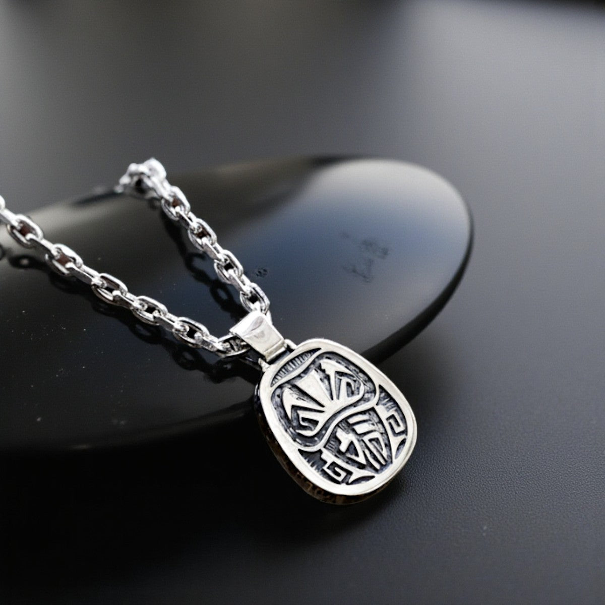 ダルマモチーフ シルバーペンダントトップ Dharma x Tools  SV925｜Samurai Craft（サムライクラフト）