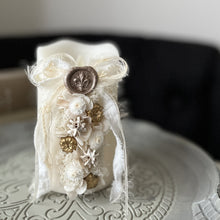 画像をギャラリービューアに読み込む, フラワーアートキャンドル レイヤーリボン｜ciel bleu（シエルブルー）
