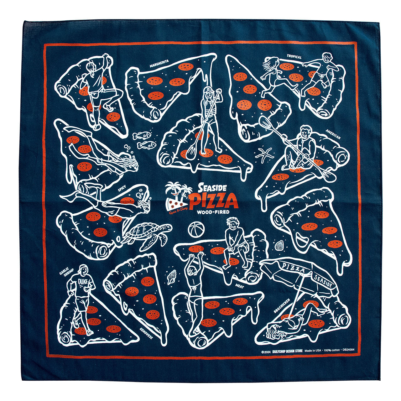 バンダナ０４　ネイビー｜DAILYCHOP DESIGN STORE（デイリーチョップデザインストア）