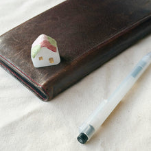 画像をギャラリービューアに読み込む, おかえり｜ガラスと草木染め刺繍の小さなオブジェ｜misaki kotori glass and thread（ミサキコトリグラスアンドスレッド）
