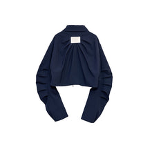 画像をギャラリービューアに読み込む, タック エッグシルエット ブルゾン｜Nora Lily elle（ノラリリーエル）
