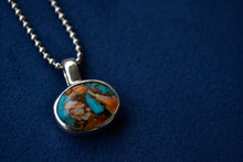 画像をギャラリービューアに読み込む, ボールチェーンネックレス　オイスターカッパーターコイズ｜G.Y.P（ジプ）
