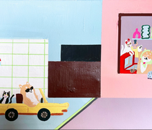 画像をギャラリービューアに読み込む, 柴犬boy&amp;柴犬girl　今日は勝負のデートの日。｜yoshie moriuchi ARTWORKS（ヨシエモリウチアートワークス）
