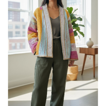 画像をギャラリービューアに読み込む, &quot;green nostalgia&quot;  vintage kantha jacket /ヴィンテージカンタジャケット｜ananyaﾕｲｲﾂﾑﾆ（アナンヤユイイツムニ）
