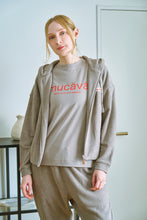 画像をギャラリービューアに読み込む, 両面パイルZIPパーカーモカ茶｜mucava（ムカバ）
