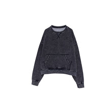 画像をギャラリービューアに読み込む, デニムルック プルオーバー スウェットシャツ｜Nora Lily（ノラリリー）
