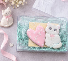 画像をギャラリービューアに読み込む, ♡ Cat &amp; Heart Cookie Gift ♡｜Chatty-sweets（チャティースイーツ）
