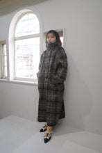 画像をギャラリービューアに読み込む, check mohair  coat｜Mistletoe（ミソルト）
