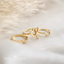 画像をギャラリービューアに読み込む, K18 “Moon Love” 月と流れ星 (حب) Love Ring｜KAYO &amp; Coco Jewelry（カヨアンドココジュエリー）
