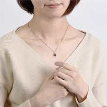 画像をギャラリービューアに読み込む, プラチナ950 非加熱ピジョンブラッドルビー ネックレス 2ct /s0413rp｜malvaceae（マルヴェセア）
