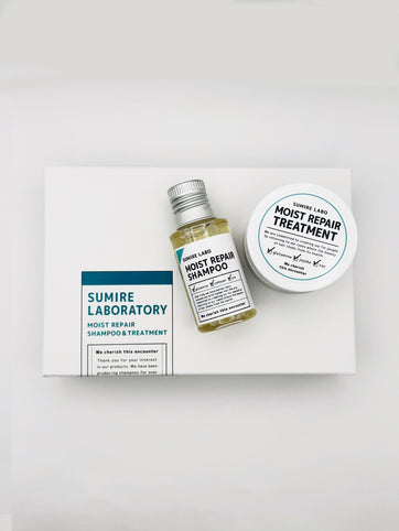すみれ研究所 モイストリペア シャンプー＆トリートメントセット（50サイズ）｜すみれ研究所（スミレケンキュウジョ）