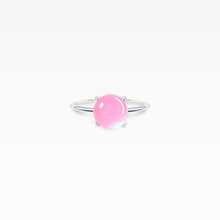 画像をギャラリービューアに読み込む, 色が変わる宝石リング　アジサイ石「夜明け」　ラウンド6mm　SV925｜atelier ShowKer（アトリエショーカー）

