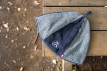 画像をギャラリービューアに読み込む, 今治タオル サウナハット【黒×グレー】
