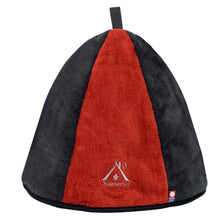 画像をギャラリービューアに読み込む, 今治サウナハット【赤×黒】｜Saunarior（サウナリア）
